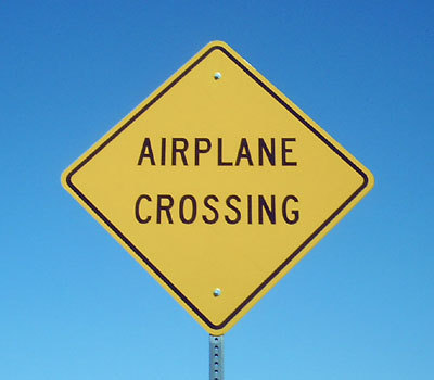 Airplane Crossing