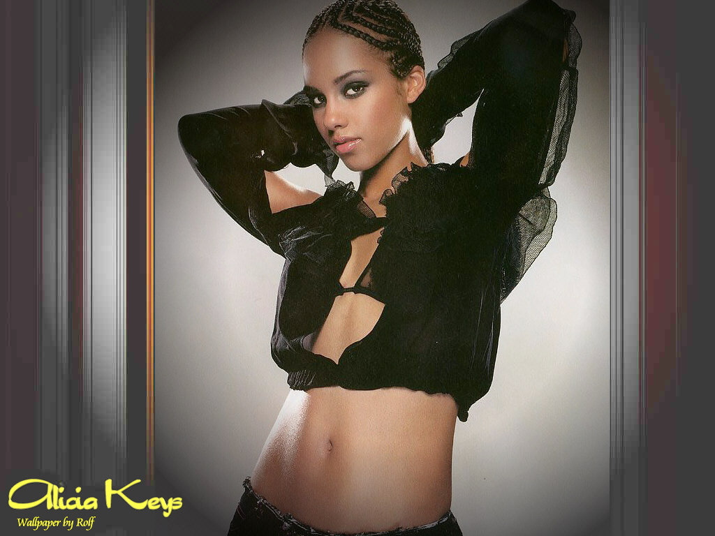 Alicia Keys sexy wallpaper