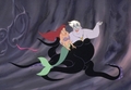 Walt Disney Production Cels - Princess Ariel & Ursula - the-little-mermaid photo