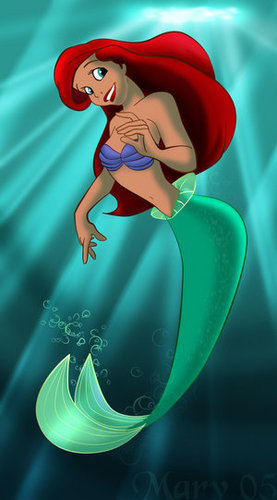  Walt 迪士尼 粉丝 Art - Princess Ariel