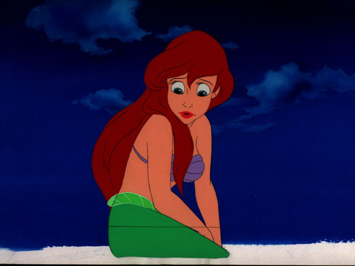  Walt ディズニー Production Cels - Princess Ariel