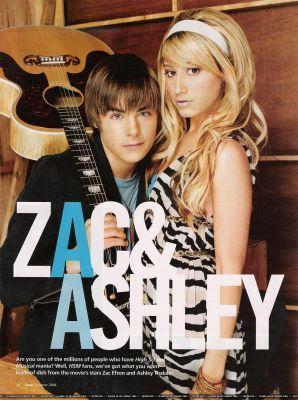  Ashley Tisdale & Zac Efron
