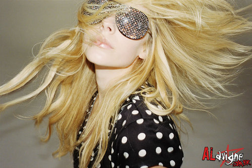 Avril in Nylon