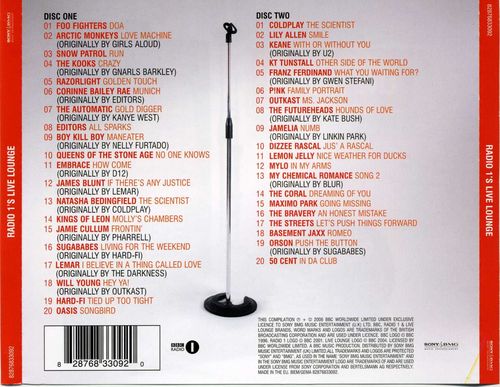  Backcover of Live Lounge CD
