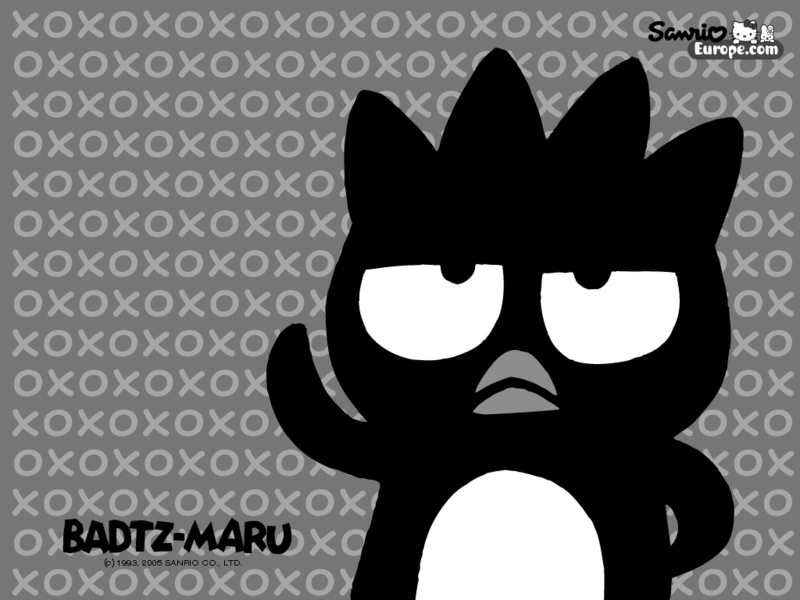 sanrio coloring pages. badtz wallpaper