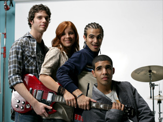 Photo of Ellie, Jimmy, Craig, Marco for fans of Degrassi. 