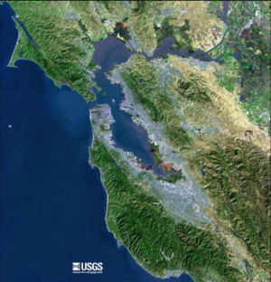 vịnh, bay Area satellite bức ảnh