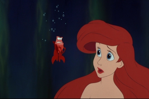  Walt Дисней Screencaps - Sebastian & Princess Ariel