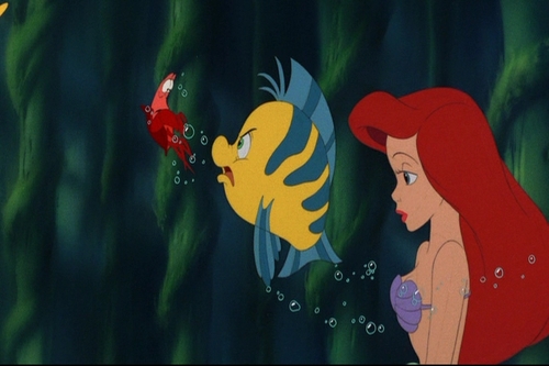  Walt disney Screencaps - Sebastian, linguado, solha & Princess Ariel