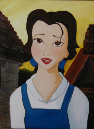  Walt disney fã Art - Princess Belle
