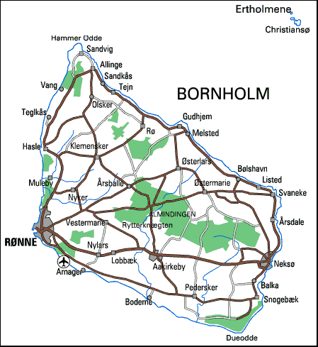 Bornholm Map