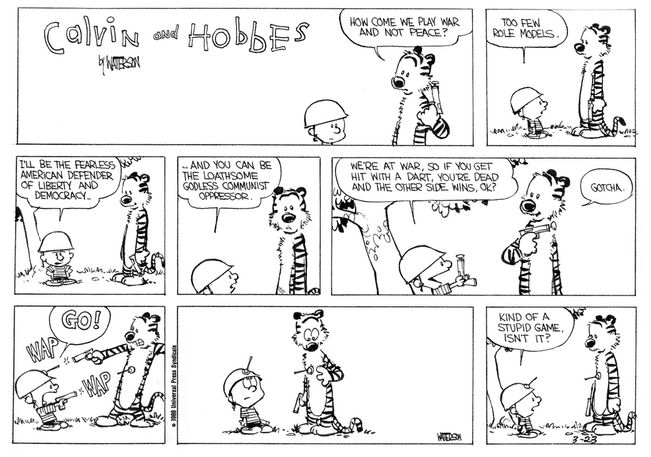 Calvin And Hobbes Comic Strip - Calvin & Hobbes Photo (70617) - Fanpop