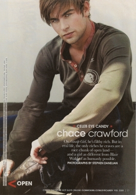  Chace in CosmoGirl!