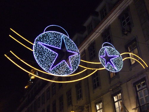  クリスマス decoration in Lisbon