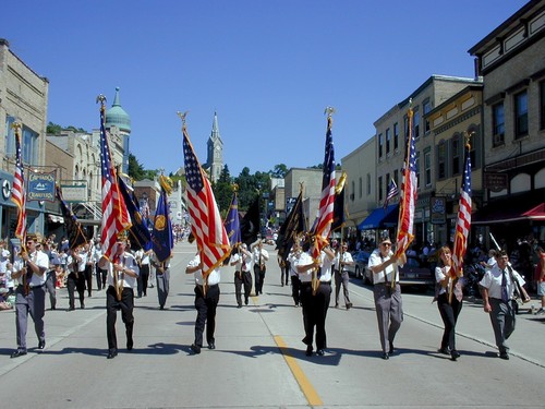 Color Guard in parade