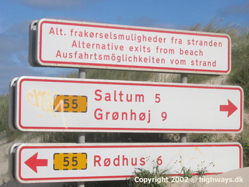  Danish pantai sign