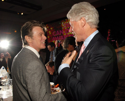  David Bowie & Bill Clinton