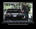 Dean and Metallicar - supernatural photo