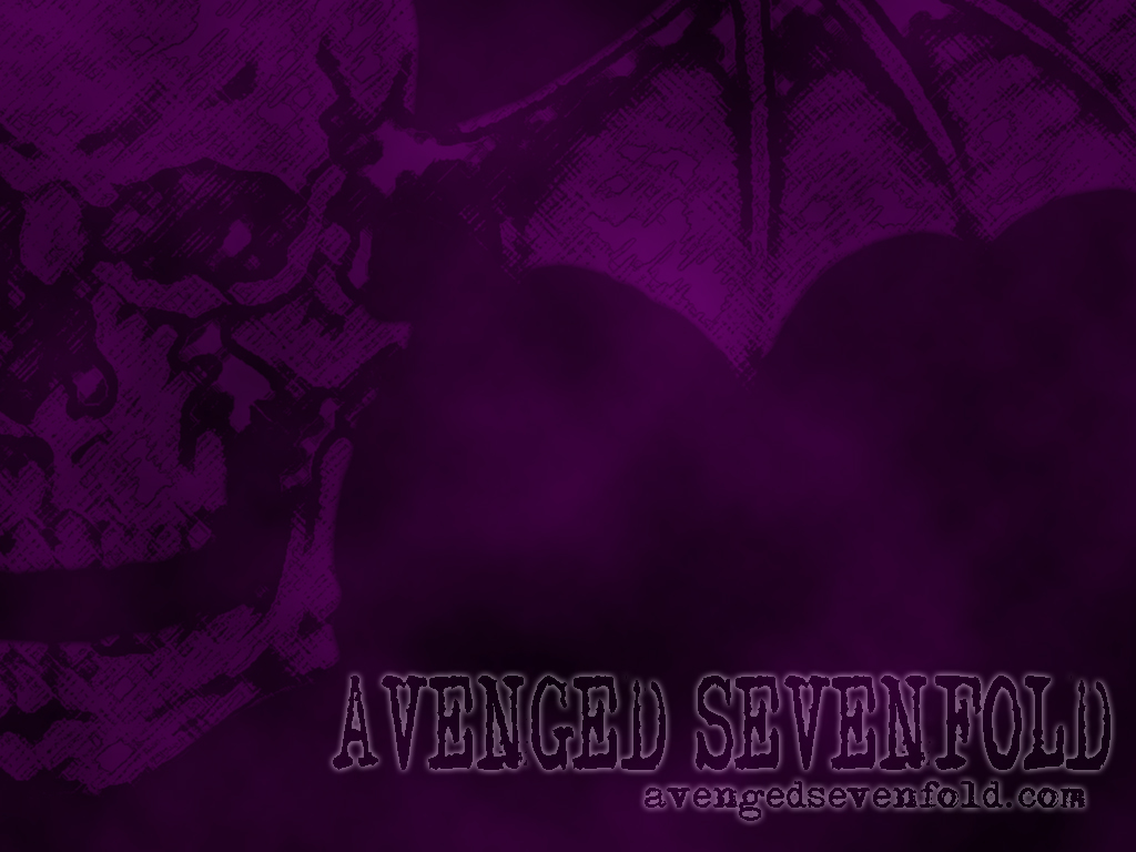Death Bat Purple - Avenged Sevenfold 1024x768 800x600