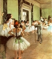 Degas. Dancing class - fine-art photo