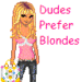 Dudes prefer blondes - blonde-hair icon