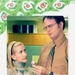 Dwight & Angela - the-office icon