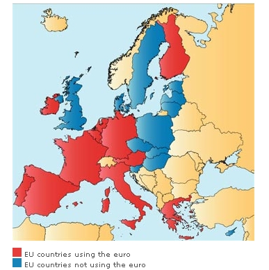  Euro map