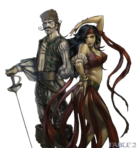  Fable 2 concept art "Characters 1"