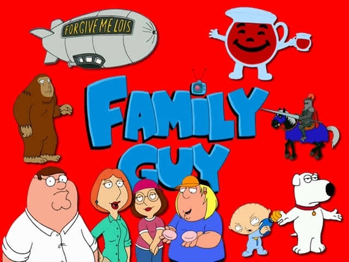 Family Guy (Red Background)
