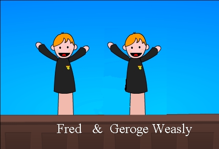  Fred and George Weasly
