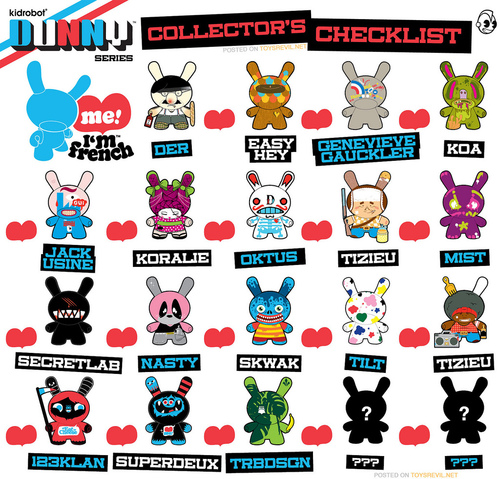  French Dunny Checklist