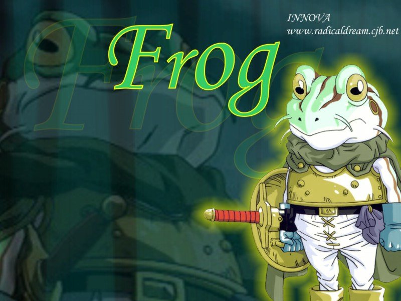 Photo of Frog for fans of Chrono Trigger. 