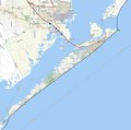 Galveston Island, Texas Map - travel fan art