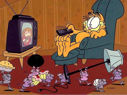  Garfield and Mice پیپر وال