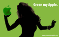 Green My Apple - global-warming-prevention wallpaper