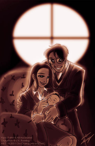  Harry & Ginny with baby