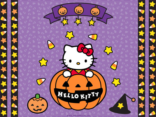  Hello Kitty Хэллоуин