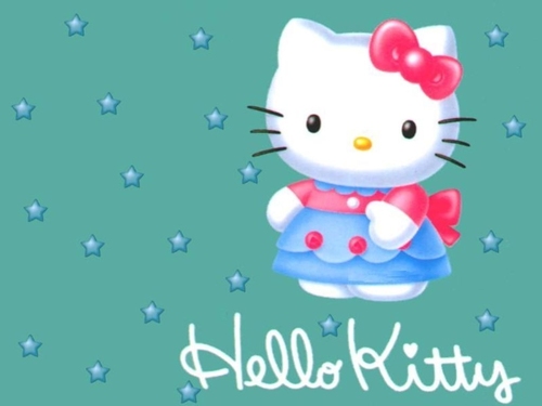  Hello Kitty kertas-kertas dinding