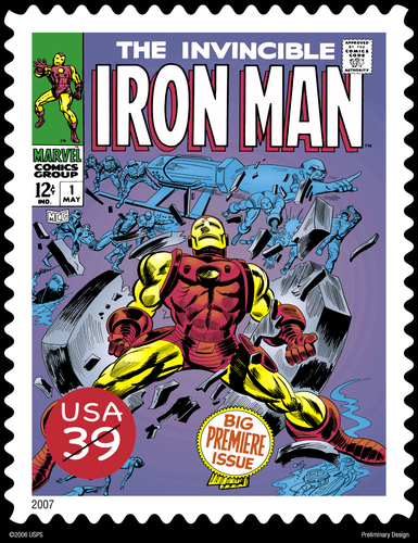  Iron Man Stamps