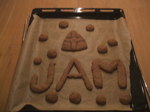 JAM - made of cookie dough!