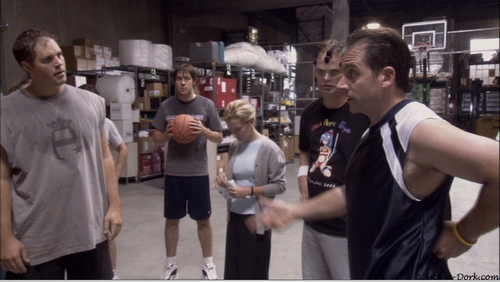  Jim/Pam/ Roy in basketbal