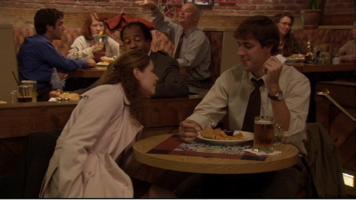  Jim and Pam in The Dundies