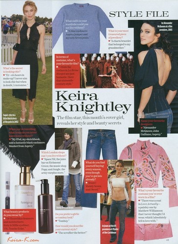 July 04 - Keira Knightley (UK)
