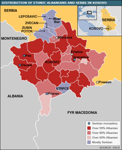  Kosovo populations