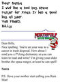 Letter to Santa - christmas photo
