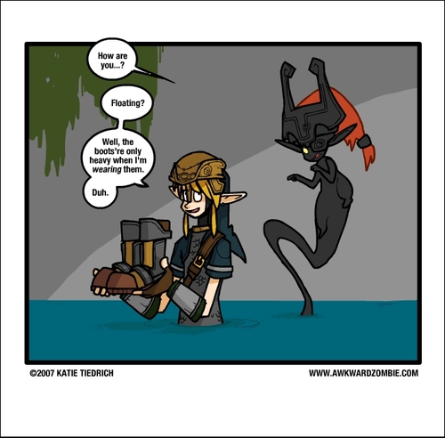  Link & Midna "Treading Water"