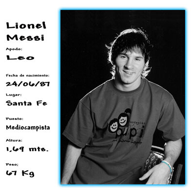  Lionel Messi পরিলেখ