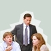 Michael, Jim, and Pam - the-office icon