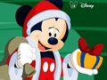 christmas - Mickey Mouse wallpaper