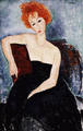 Modigliani. Red head - fine-art photo
